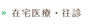 在宅医療・往診